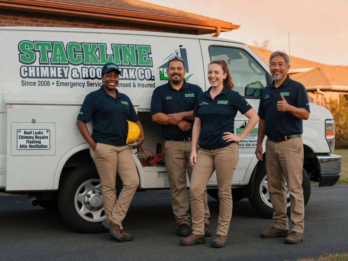 Chimney flashing repair company in New Hudson, MI